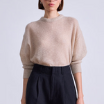 Apiece Apart Softest Tissue Weight Sweater - Sand