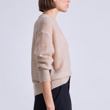 Apiece Apart Softest Tissue Weight Sweater - Sand