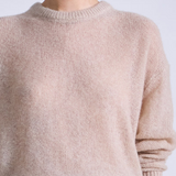 Apiece Apart Softest Tissue Weight Sweater - Sand