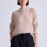 Apiece Apart Softest Tissue Weight Sweater - Sand