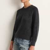 Demylee Chelsea Cotton Sweater - Black