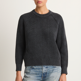 Demylee Chelsea Cotton Sweater - Black