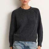Demylee Chelsea Cotton Sweater - Black