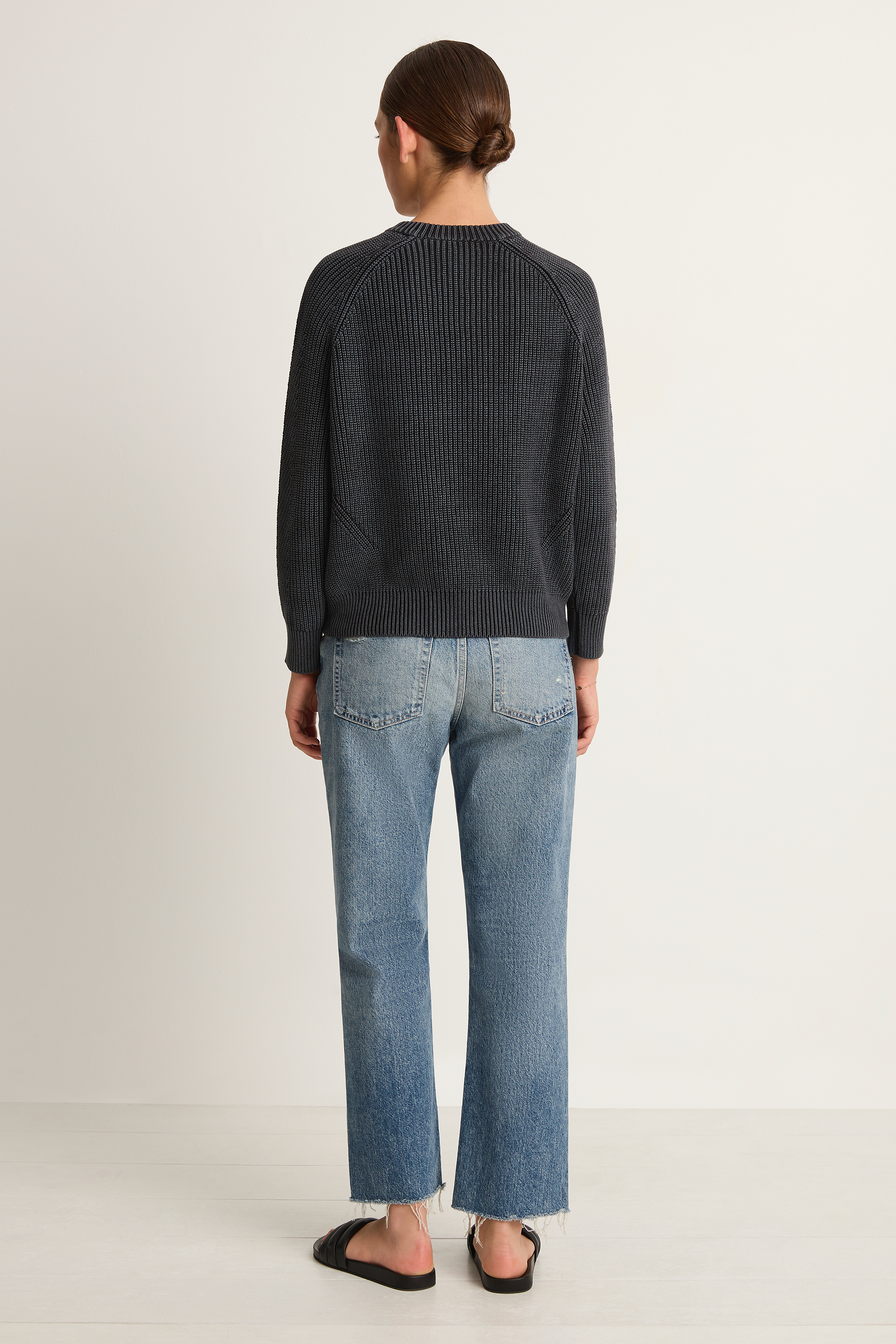 Demylee Chelsea Cotton Sweater - Black