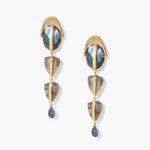 Chan Luu Labradorite Mix Rise Earrings