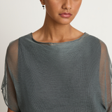 Elsa Esturgie Neige Draped Top - Kombu
