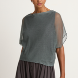 Elsa Esturgie Neige Draped Top - Kombu