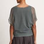Elsa Esturgie Neige Draped Top - Kombu
