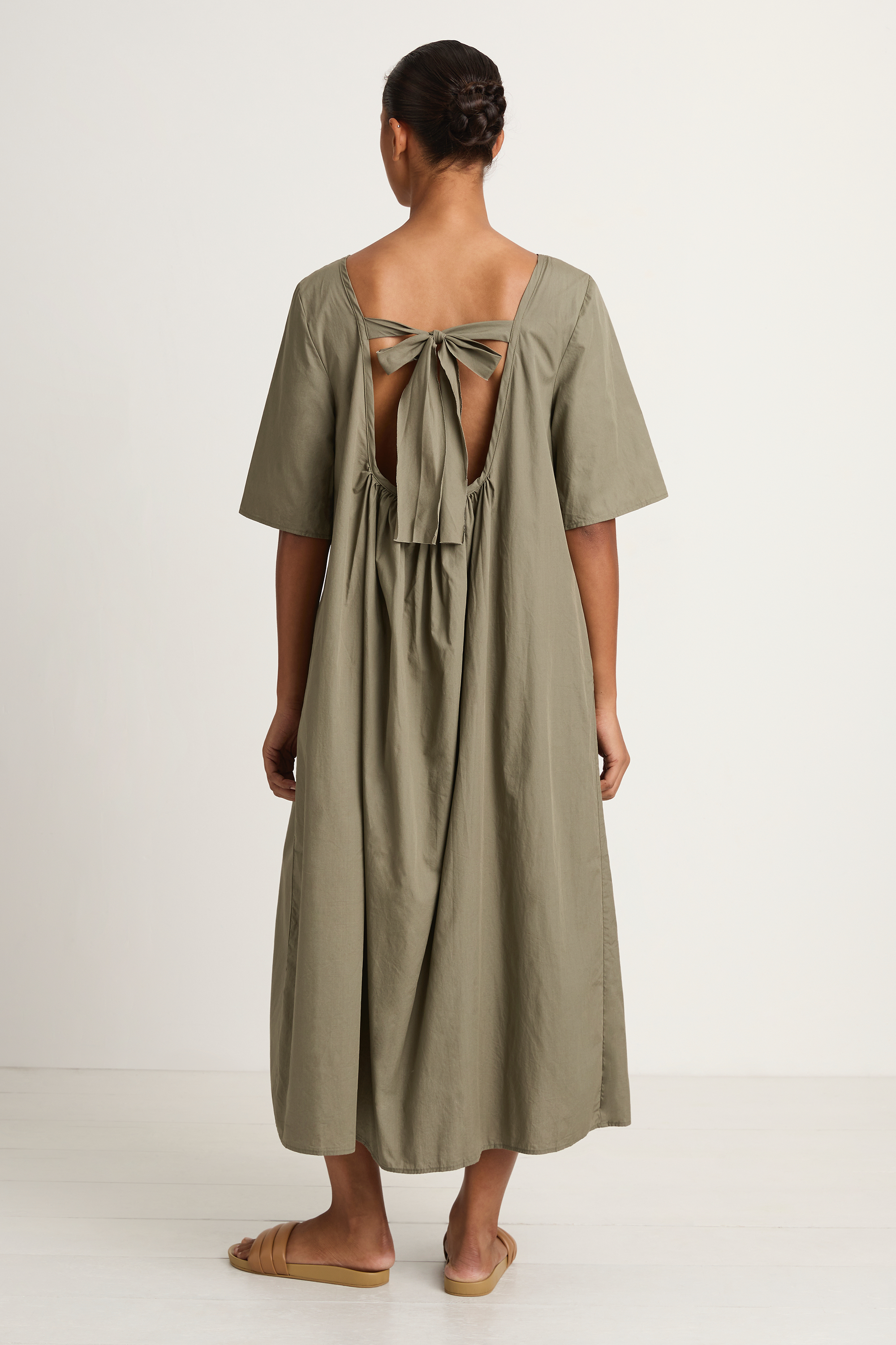 Elsa Esturgie Nocturne Dress - Sage