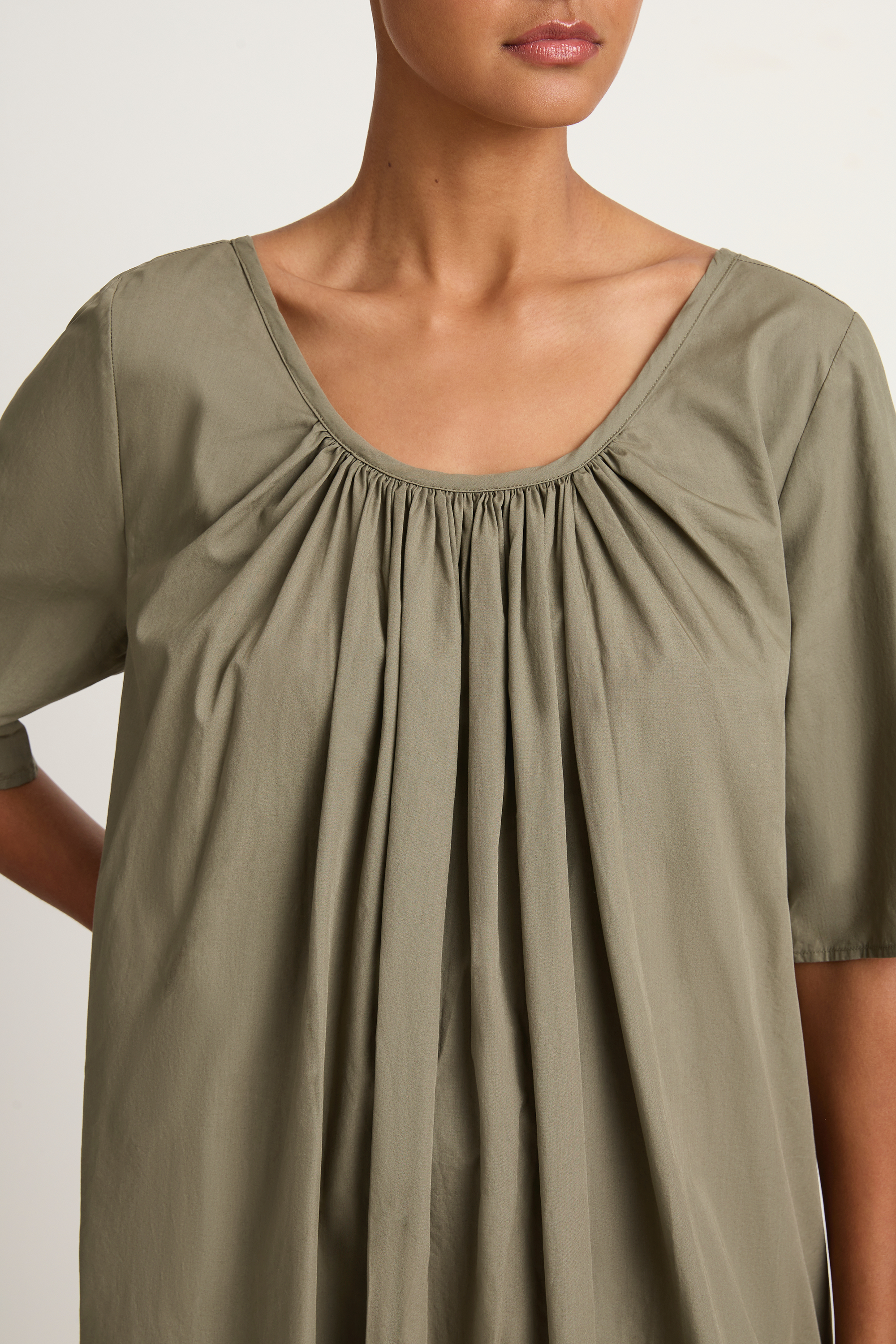 Elsa Esturgie Nocturne Dress - Sage