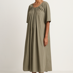 Elsa Esturgie Nocturne Dress - Sage