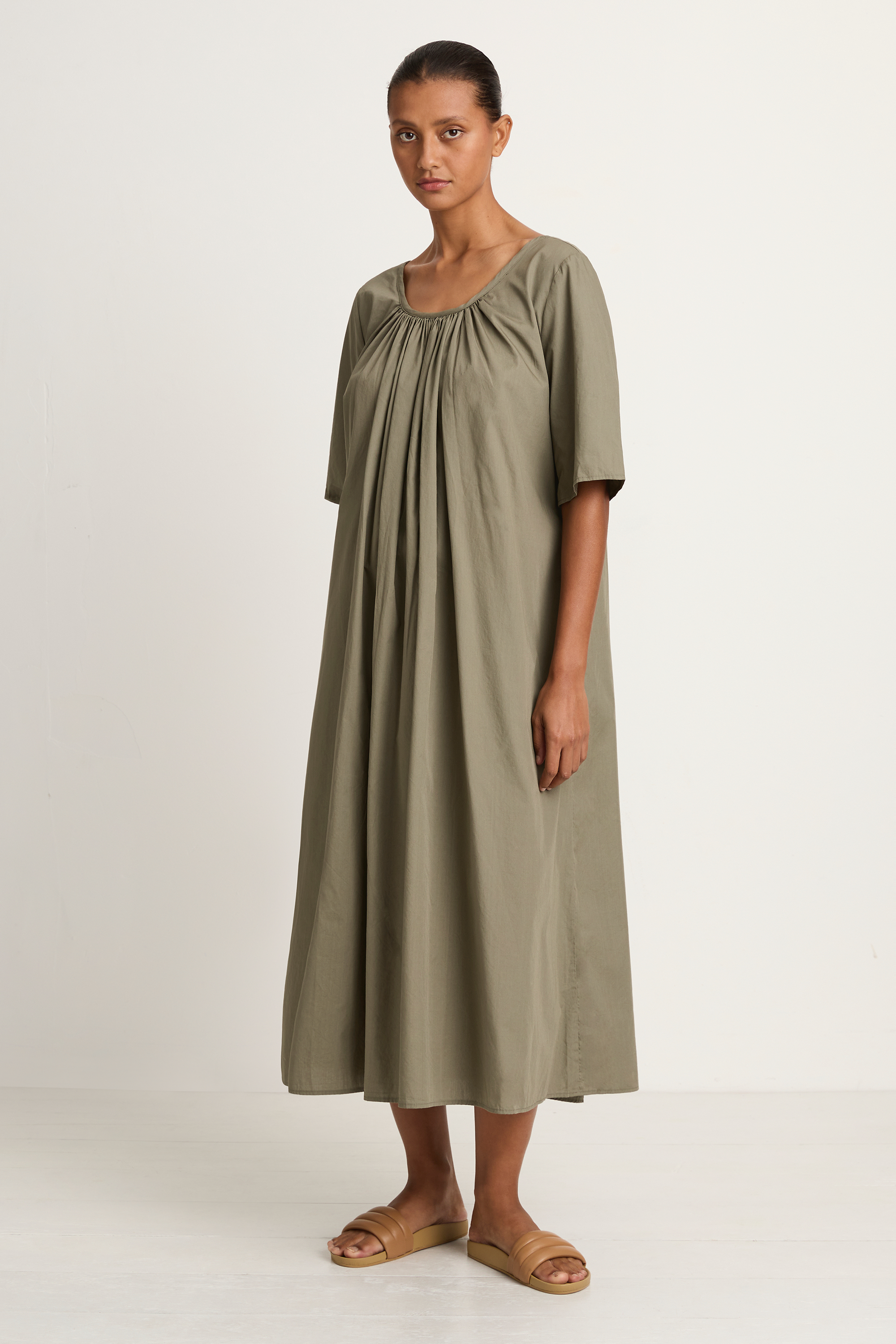 Elsa Esturgie Nocturne Dress - Sage