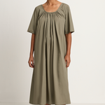 Elsa Esturgie Nocturne Dress - Sage