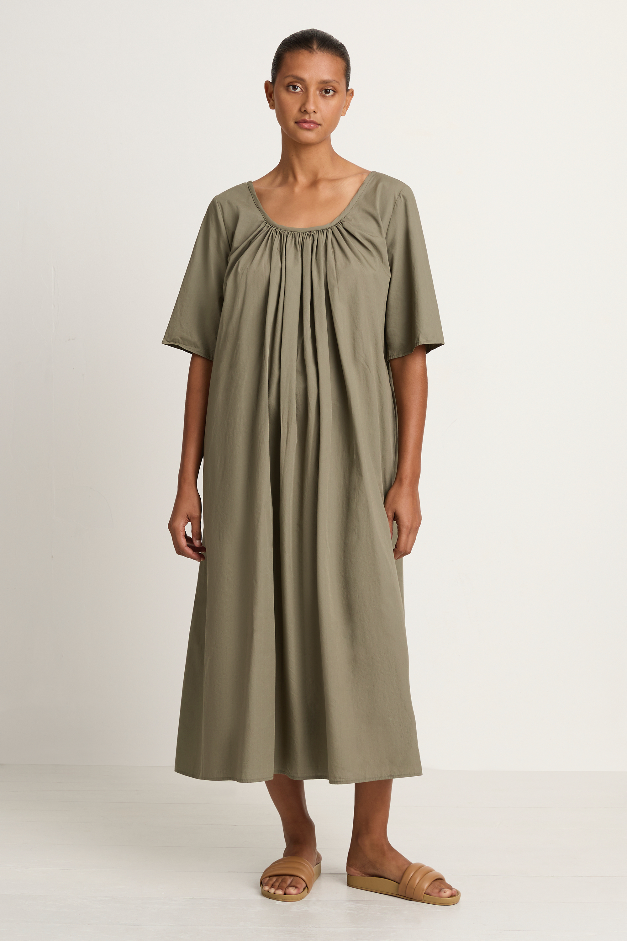 Elsa Esturgie Nocturne Dress - Sage