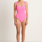 Hunza G Square Neck One Piece - Bubblegum