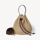 Janessa Leoné Cami Bag - Natural / Dark Brown