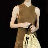 Janessa Leoné Cami Bag - Natural / Dark Brown