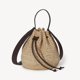 Janessa Leoné Cami Bag - Natural / Dark Brown