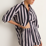 MIKOH Paseo Shirt - Cabana Stripe