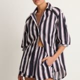 MIKOH Paseo Shirt - Cabana Stripe