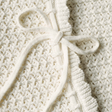 Peony Pointelle Mini Skirt - Seashell
