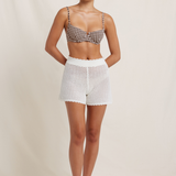 Peony Pointelle Short - Seashell