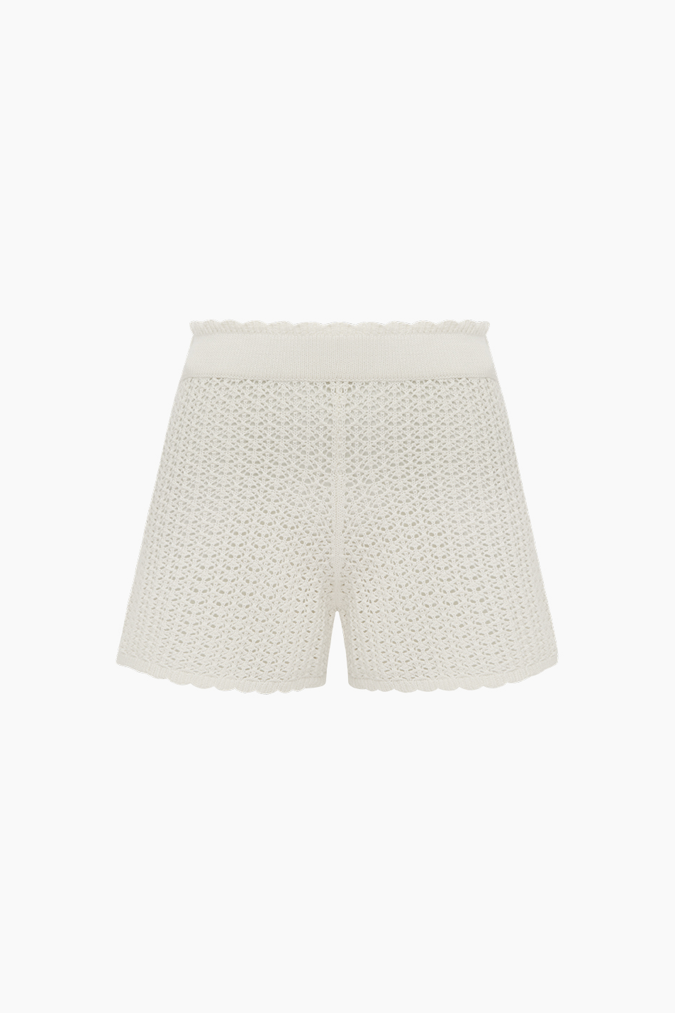 Peony Pointelle Short - Seashell