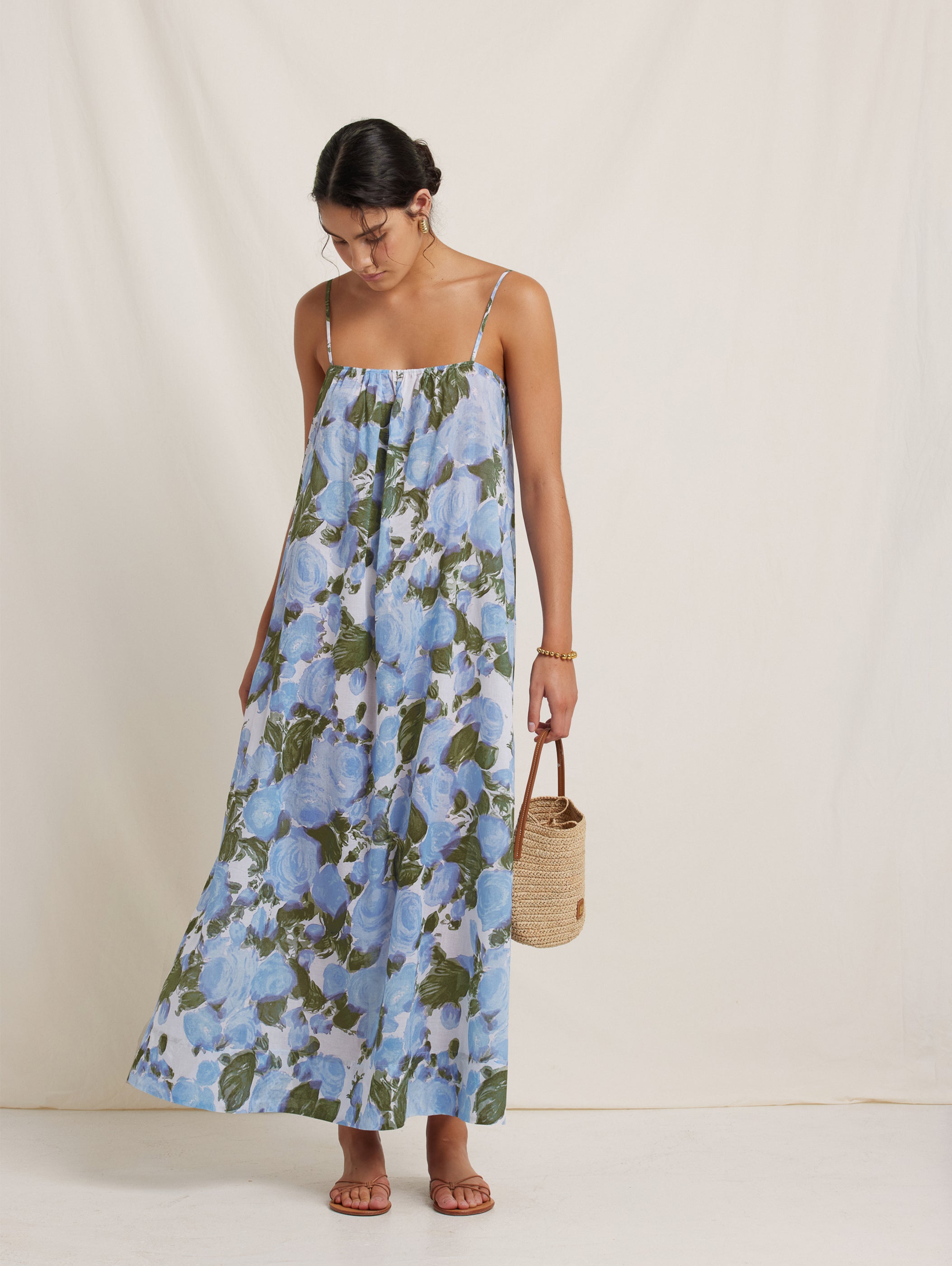 Peony Poolside Maxi Dress - Palermo