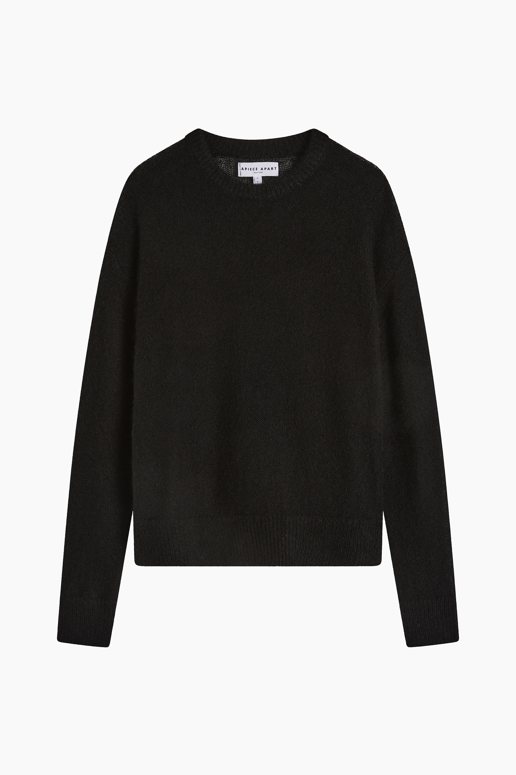 Apiece Apart Softest Tissue Weight Sweater - Black