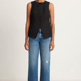 Apiece Apart Marca Tunic Vest - Black- FINAL SALE