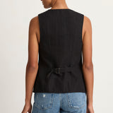 Apiece Apart Marca Tunic Vest - Black- FINAL SALE