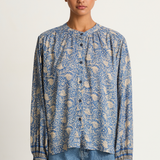 Natalie Martin Tolan Shirt - Water Lily Blue - FINAL SALE