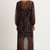 Natalie Martin Alice Dress - Feather Chiffon - FINAL SALE