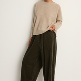 Pas De Calais Fine Wool Crewneck Pullover - Beige