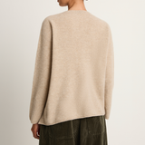 Pas De Calais Fine Wool Crewneck Pullover - Beige