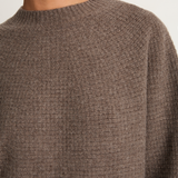 Pas De Calais Cashmere Blend Lambs Wool Pullover - Greige