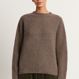 Pas De Calais Cashmere Blend Lambs Wool Pullover - Greige