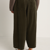 Pas De Calais Corduroy Sarrouel Pants - Khaki
