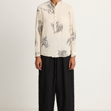 Pas De Calais Friends Of The Forest Print Blouse - Natural - FINAL SALE