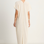 Caravana Chaac V-Neck maxi Dress - Natural