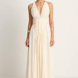 Caravana Hera Long Cotton Dress - Natural