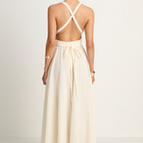 Caravana Hera Long Cotton Dress - Natural