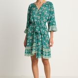 SPELL Elysian Tunic Dress - Jade