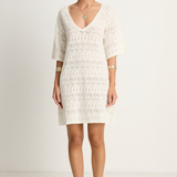 SPELL Siesta Mini Dress - White Sand