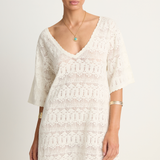 SPELL Siesta Mini Dress - White Sand