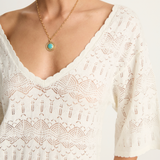SPELL Siesta Mini Dress - White Sand