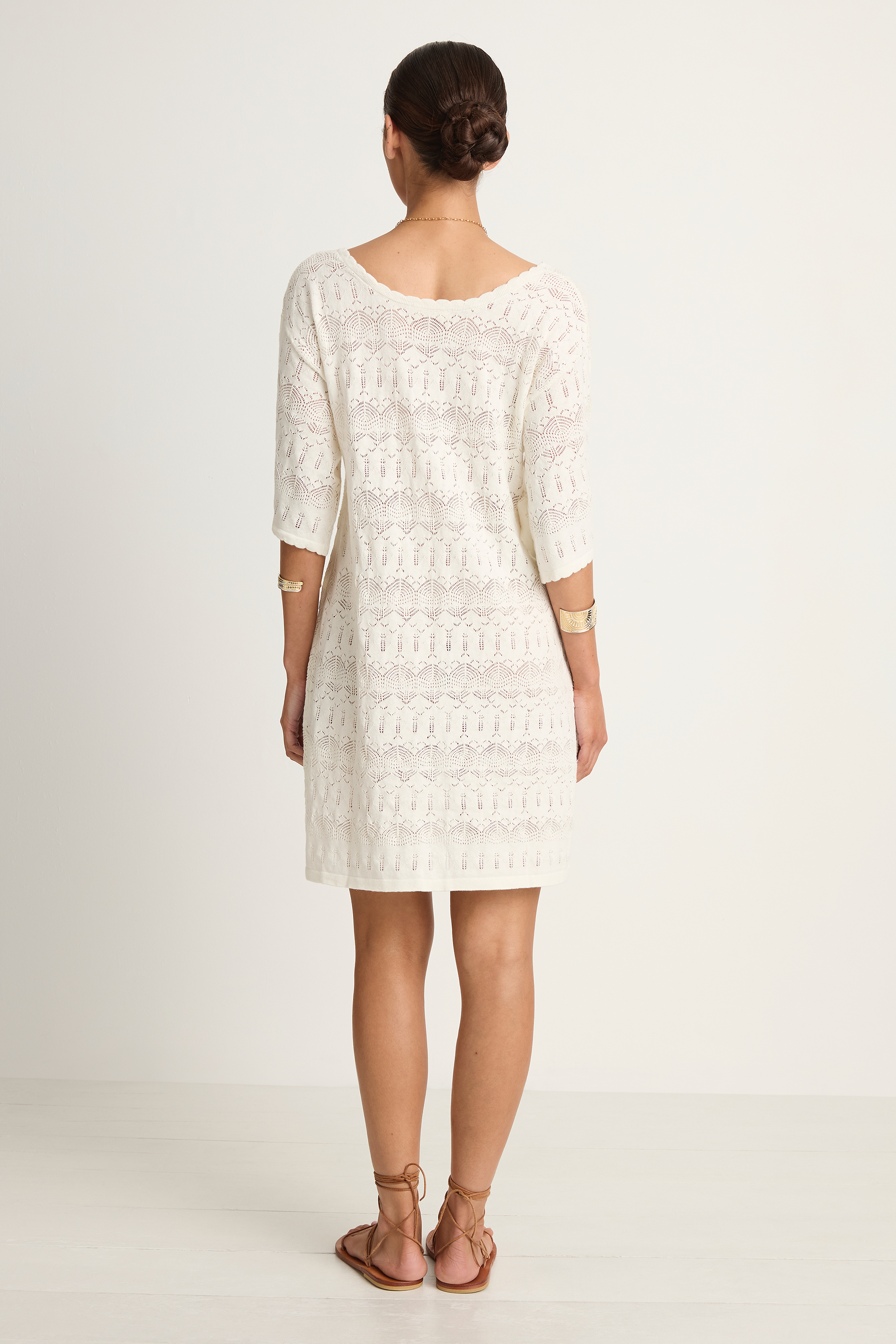 SPELL Siesta Mini Dress - White Sand