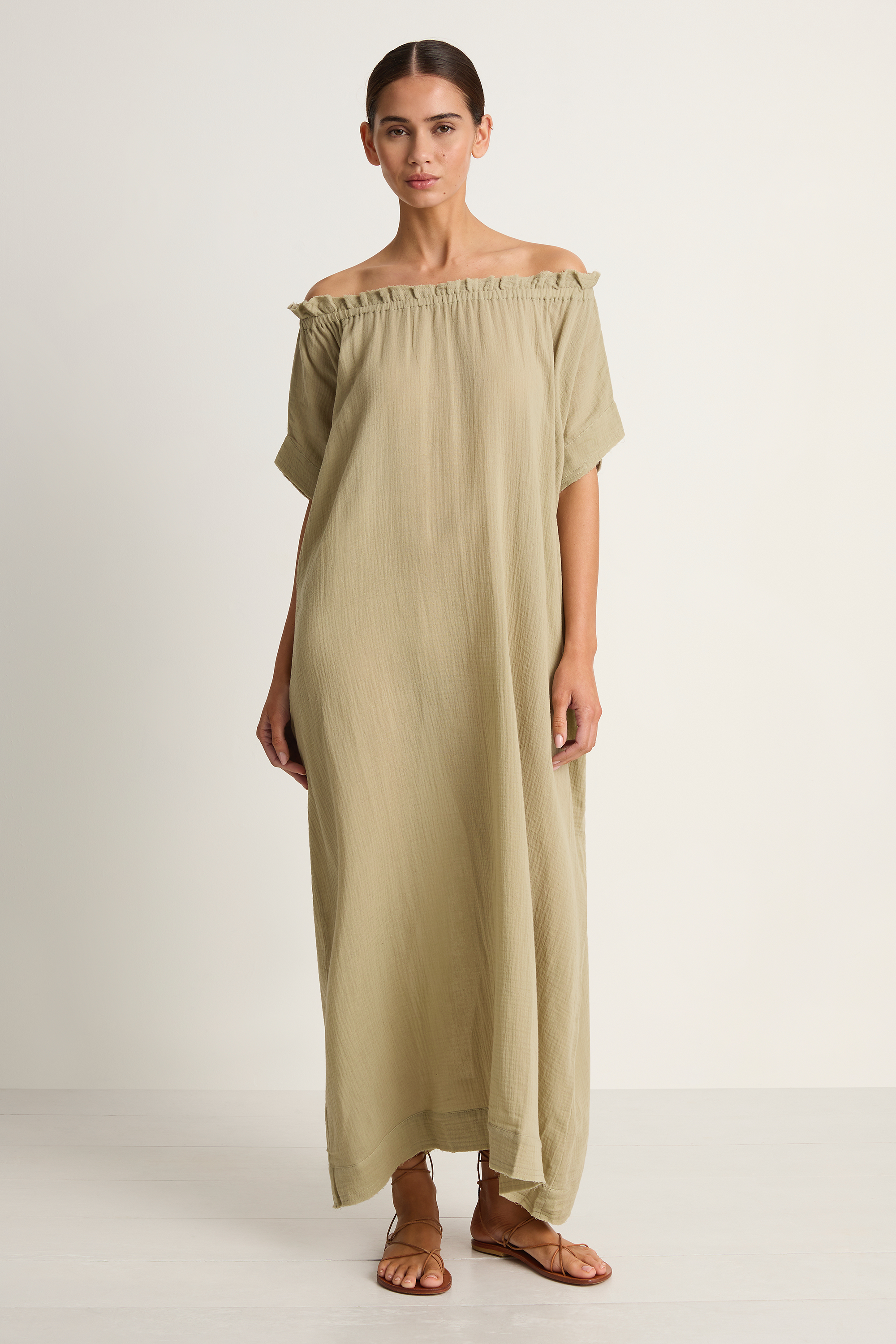 MIKOH Mirakami Dress - Oyster