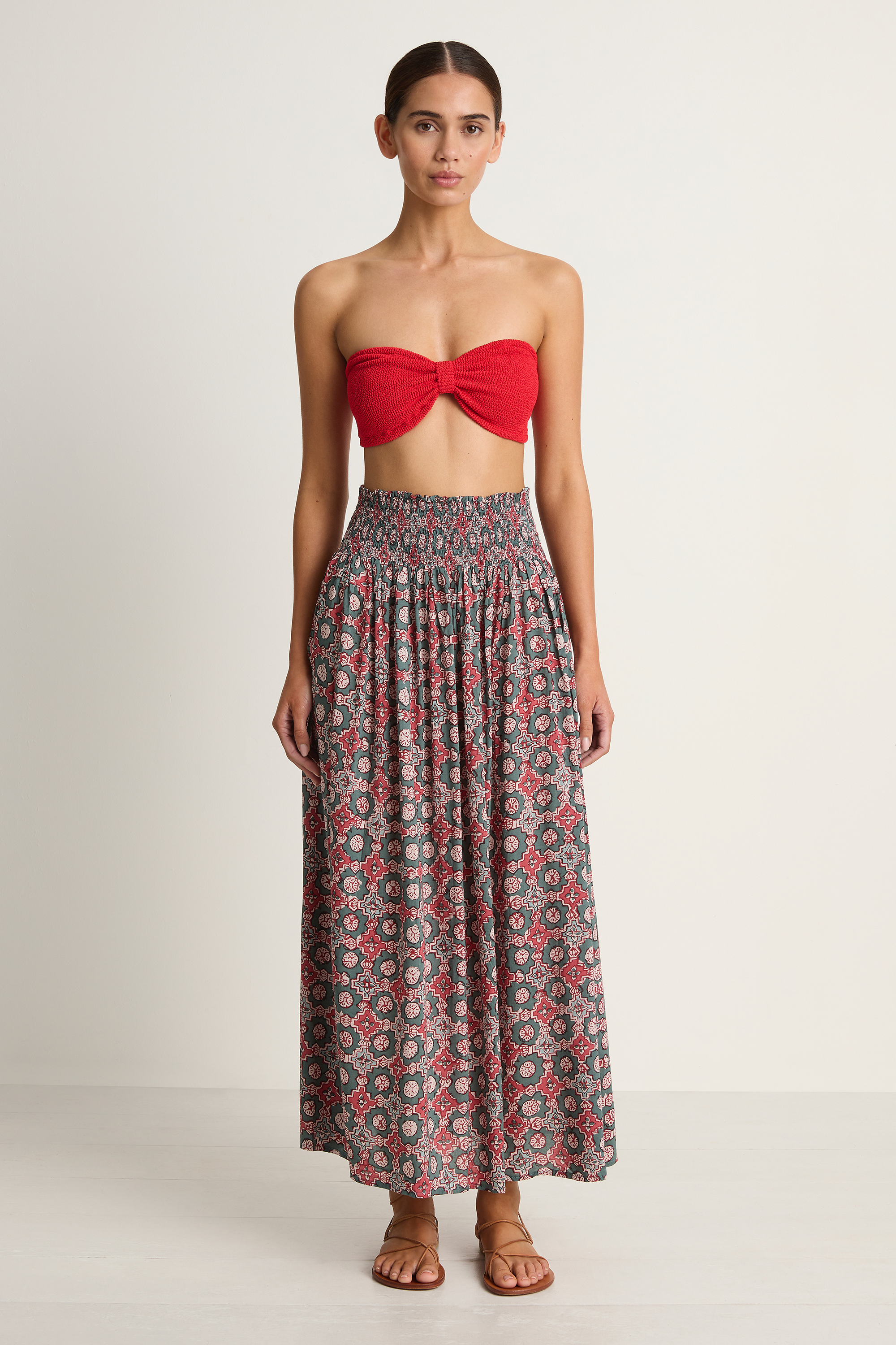 Natalie Martin Bella Skirt - Spanish Tile Jade