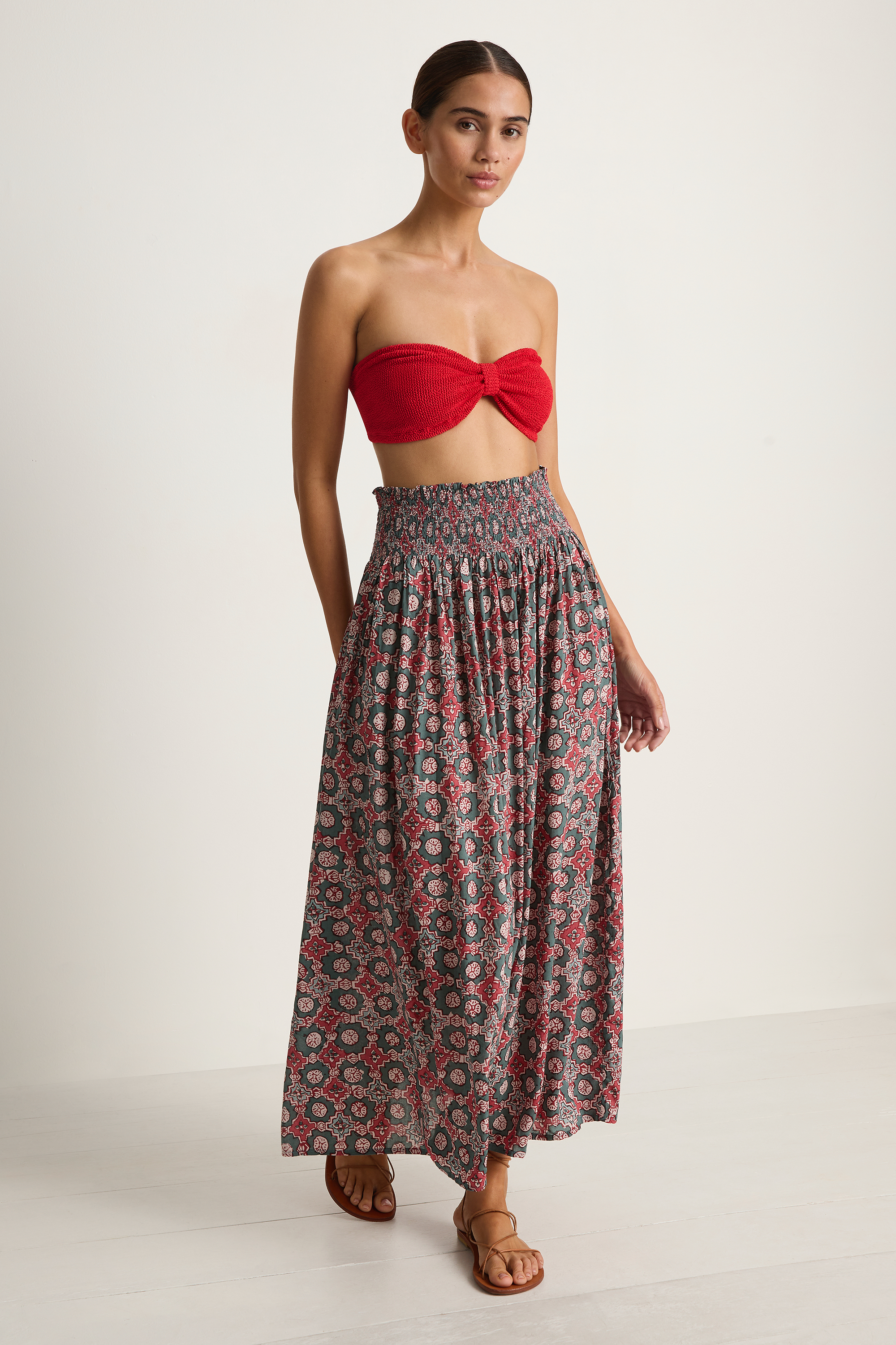 Natalie Martin Bella Skirt - Spanish Tile Jade